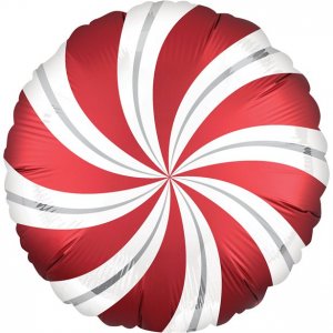 Folienballon - Swirl - Rot Folienballon - Swirl - Rot