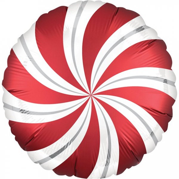 Folienballon - Swirl - Rot Folienballon - Swirl - Rot