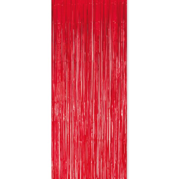Partyvorhang - Rot - 100 x 240 cm Partyvorhang - Rot - 100 x 240 cm