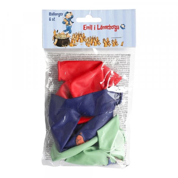 Luftballons - Emil - 6er-Pack Luftballons - Emil - 6er-Pack