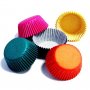 Muffinformen - Mini - Mix - Rot, Gr�n, Gelb, Blau, Rosa - 100er-Packung - PME