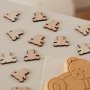 Konfetti - Holz - Teddybren