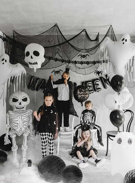 Totenkopf aus Folienballon - Mix Totenkopf aus Folienballon - Mix