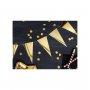 Mini-Flaggengirlande Gold Mini-Flaggengirlande Gold