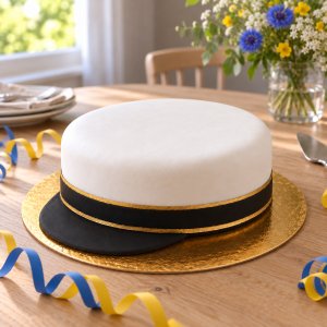 Schülertorte - 1 kg Zuckerpaste und Goldfarbe Schülertorte - 1 kg Zuckerpaste und Goldfarbe