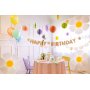 Girlande Happy Birthday - Blumen - 2m Girlande Happy Birthday - Blumen - 2m