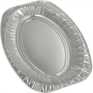 Ovale Servierschalen - 3er-Pack - Silber Ovale Servierschalen - 3er-Pack - Silber