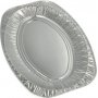 Ovale Servierschalen - 3er-Pack - Silber