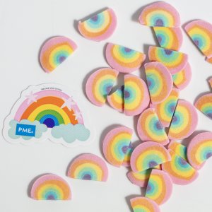 Streusel - Regenbogen - Pastell - PME - 25 g Streusel - Regenbogen - Pastell - PME - 25 g