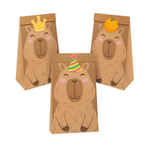 Süßigkeitentüten - Capybara - 6er-Packung Süßigkeitentüten - Capybara - 6er-Packung
