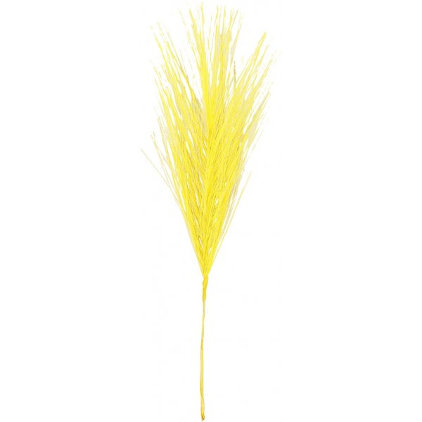 Knstliche Federn - Gelb - L: 15 cm - B: 8 cm - 10 Stk