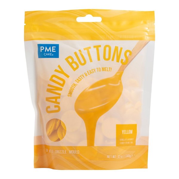 Candy Buttons - Gelb - PME - 340g Candy Buttons - Gelb - PME - 340g