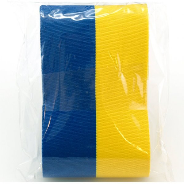 Band - 6,4 cm x 4 m - Blau/Gelb