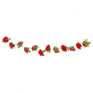 Blumengirlande - Rote Rosen - 2,2 m Blumengirlande - Rote Rosen - 2,2 m