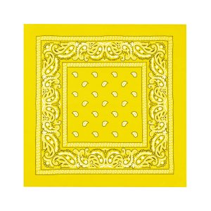 Bandana-Schal - Gelb Bandana-Schal - Gelb