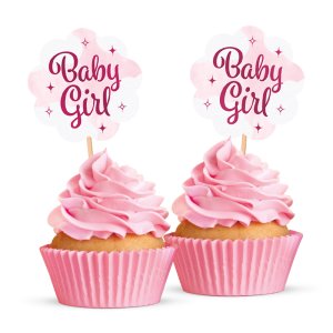 Party-Artikel - Baby Mädchen - 12er-Packung Party-Artikel - Baby Mädchen - 12er-Packung