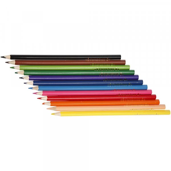 Buntstifte - 12er-Pack - gemischte Farben