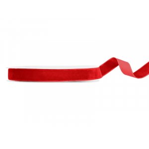 Veloursband - 10 m - Rot Veloursband - 10 m - Rot