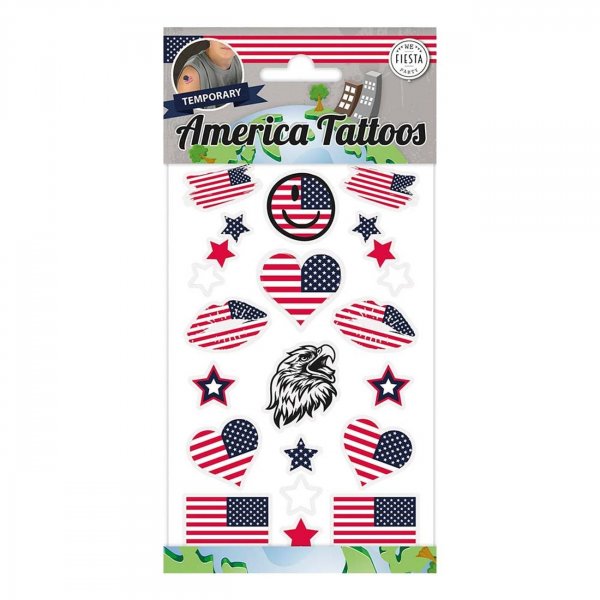 Tattoos USA 18er-Pack Tattoos USA 18er-Pack