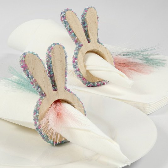 Serviettenringe - 2er-Pack - Osterhasen Serviettenringe - 2er-Pack - Osterhasen