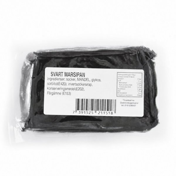 Marzipan Schwarz - 2,5 kg - �rebro B�ckereiprodukte