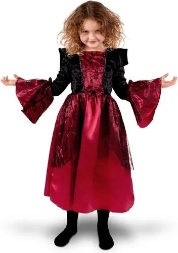 Halloweenkostüm - Vampirkleid - Kinder - Größe 116-128 Halloweenkostüm - Vampirkleid - Kinder - Größe 116-128