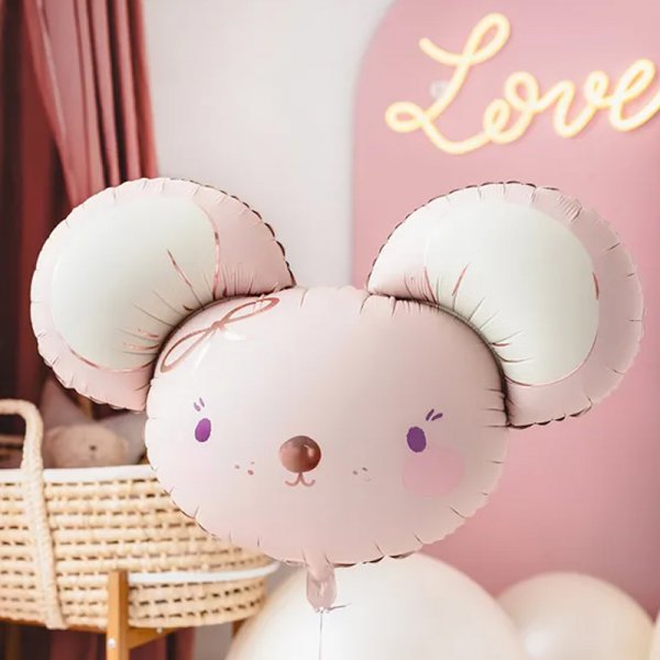 Folienballon - Maus - Rosa Folienballon - Maus - Rosa