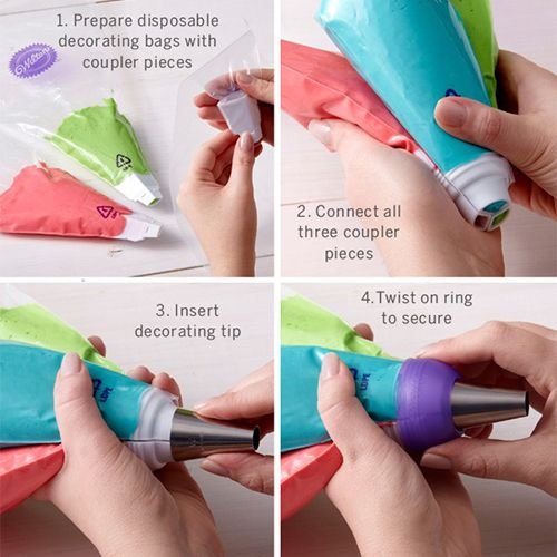 Wilton Colorswirl - Dreifarbiges Spr�hset