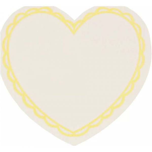 Servietten - Herzen - Pastellfarben