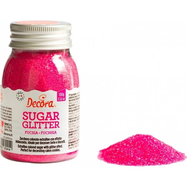 Funkelnde Zuckerkristalle - Rosa
