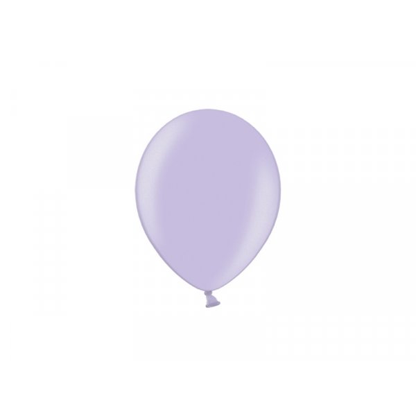 Mini-Luftballons - Metallic - Hellviolett - 10er-Pack