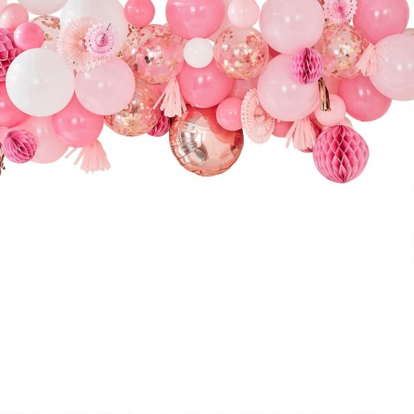 Ballonbogen-Set - mit Quasten - Blush