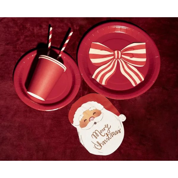 Servietten - Gestreifte Schleife - 12er-Pack Servietten - Gestreifte Schleife - 12er-Pack