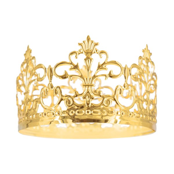 Tortenaufsatz - Krone - Gold - 10 cm Tortenaufsatz - Krone - Gold - 10 cm