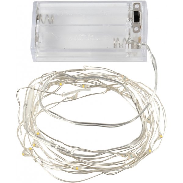 LED-Lichterkette - Silber - L: 3,15 m