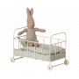 Kinderbett aus Metall - Blau - Maileg - Micro/Mss