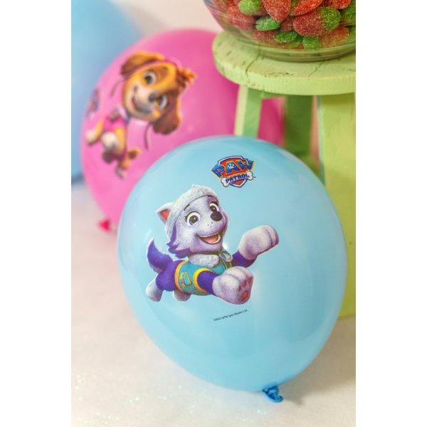 Bedruckte Luftballons - Rosa/Blau - Paw Patrol - 6er-Pack Bedruckte Luftballons - Rosa/Blau - Paw Patrol - 6er-Pack