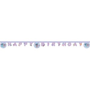 Papierbanner - Alles Gute zum Geburtstag - Engel - Ausgestanzt Papierbanner - Alles Gute zum Geburtstag - Engel - Ausgestanzt