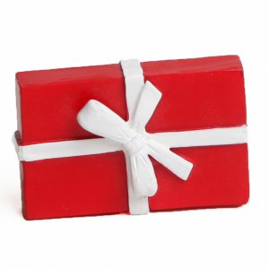 Weihnachtsmann-Accessoires - Kleines rotes Weihnachtsgeschenk Weihnachtsmann-Accessoires - Kleines rotes Weihnachtsgeschenk