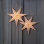 Weihnachtsstern - NICOLAS 80 cm - Weiß/Silber