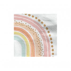 Kleine Servietten - Boho Rainbow - 16er-Pack Kleine Servietten - Boho Rainbow - 16er-Pack