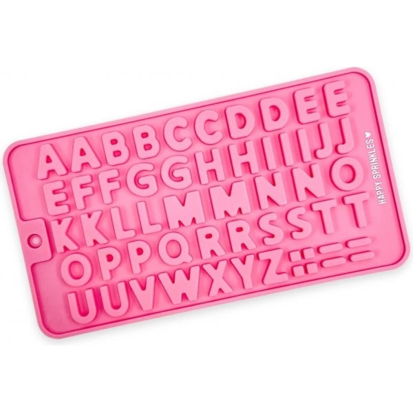 Silikonform - Happy Sprinkles - Buchstaben Silikonform - Happy Sprinkles - Buchstaben