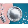 Pappbecher - Metallic - Silber - 6er-Pack