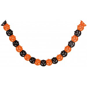 Girlande - Halloween-Kürbis - 3 m Girlande - Halloween-Kürbis - 3 m