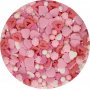 Streuselmischung - Liebesherzen - Rosa/Rot - Funcakes - 50 g Streuselmischung - Liebesherzen - Rosa/Rot - Funcakes - 50 g