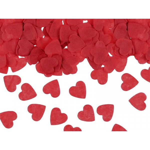 Konfettikanone - 28 cm - Rote Herzen Konfettikanone - 28 cm - Rote Herzen