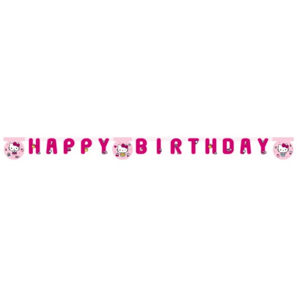 Girlande Alles Gute zum Geburtstag Hello Kitty Mode