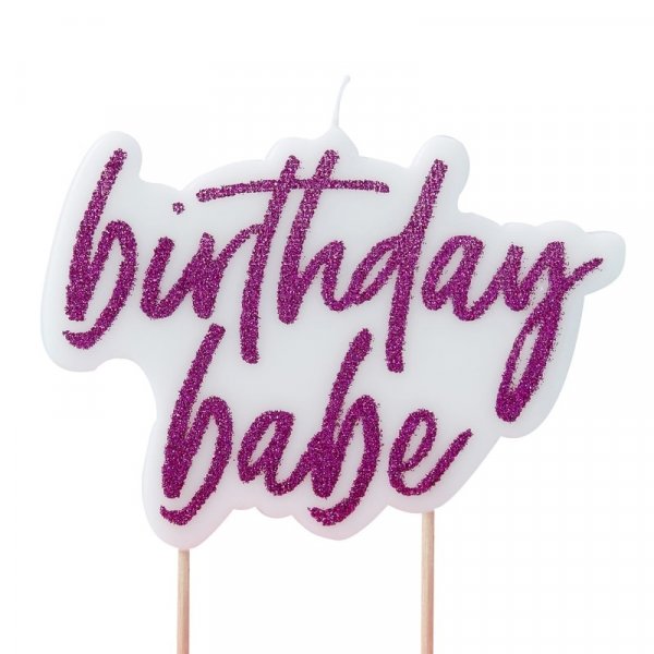 Kuchenkerzen - Birthday Babe