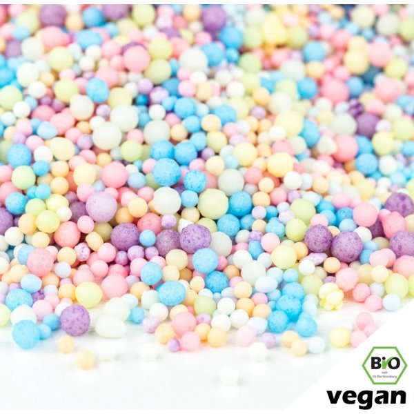 Streuselmischung - Superstreusel - Bio & vegan - Zuckerwatte - 90 g Streuselmischung - Superstreusel - Bio & vegan - Zuckerwatte - 90 g