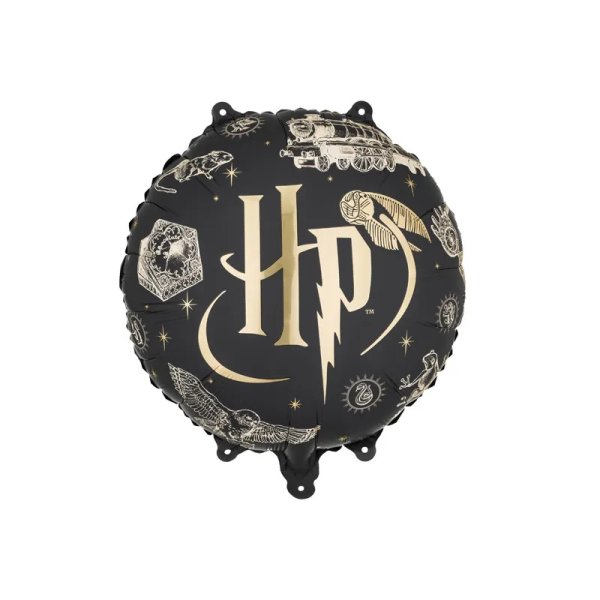 Folienballon - Harry Potter - Schwarz/Gold - 35 cm Folienballon - Harry Potter - Schwarz/Gold - 35 cm